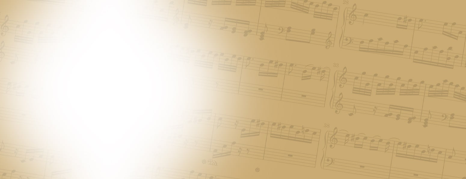 Background pattern of music notes