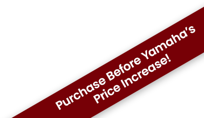 Urgent promotion banner: purchase Yamaha pianos at Classic Pianos Seattle before upcoming price increase.